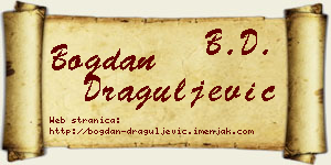 Bogdan Draguljević vizit kartica